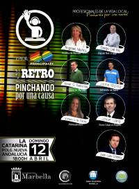 Cartel V Edicion DJ RETRO Pinchando Por una Causa